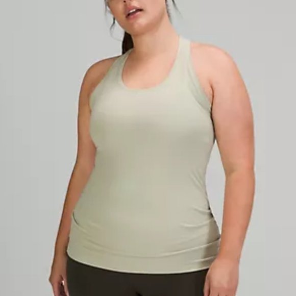 lululemon athletica Tops - Cool Racerback Tank Top Nulu - 16 Green Fern